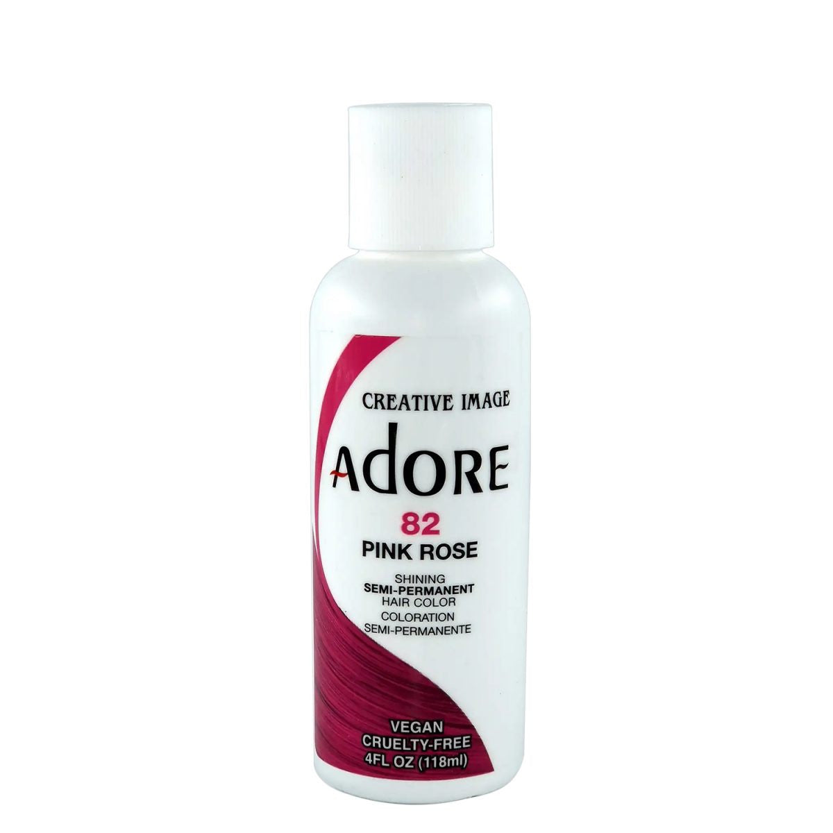 Adore #082 Pink Rose Semi-Permanent Haircolor , 4 Oz